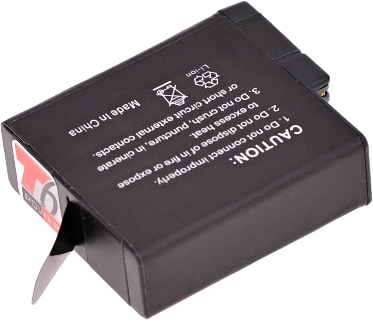 Obrázek Baterie T6 power GoPro Hero5, Hero6 Black, AHDBT-501, AABAT-001, 601-10197-000, 1250mAh, 4,8Wh