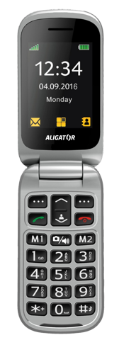 Obrázek ALIGATOR V650 Senior černo-stříbrný+st.nab