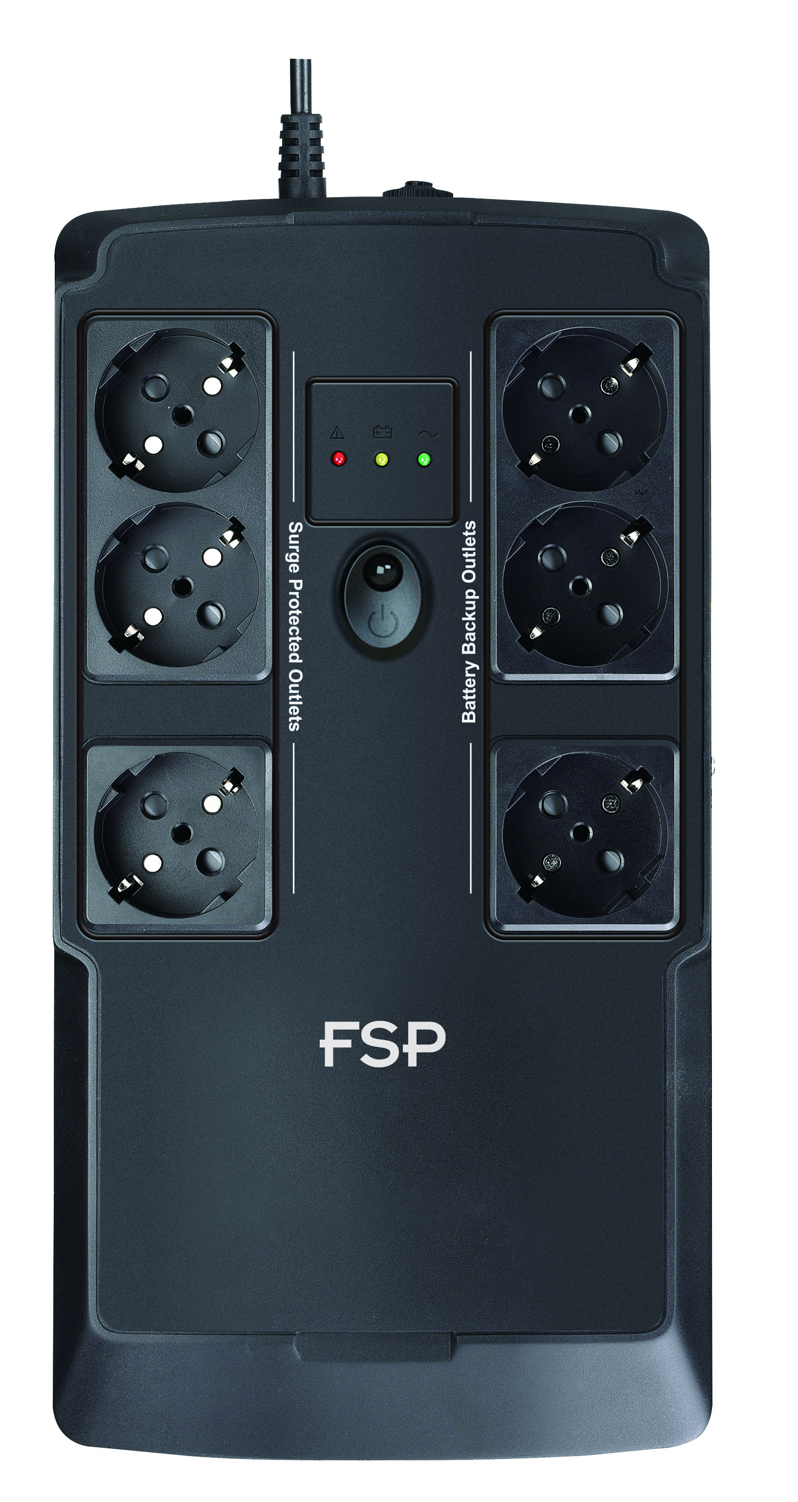 Obrázek FSP UPS NanoFit 600, 600 VA / 360 W, 2xUSB power, LED, offline