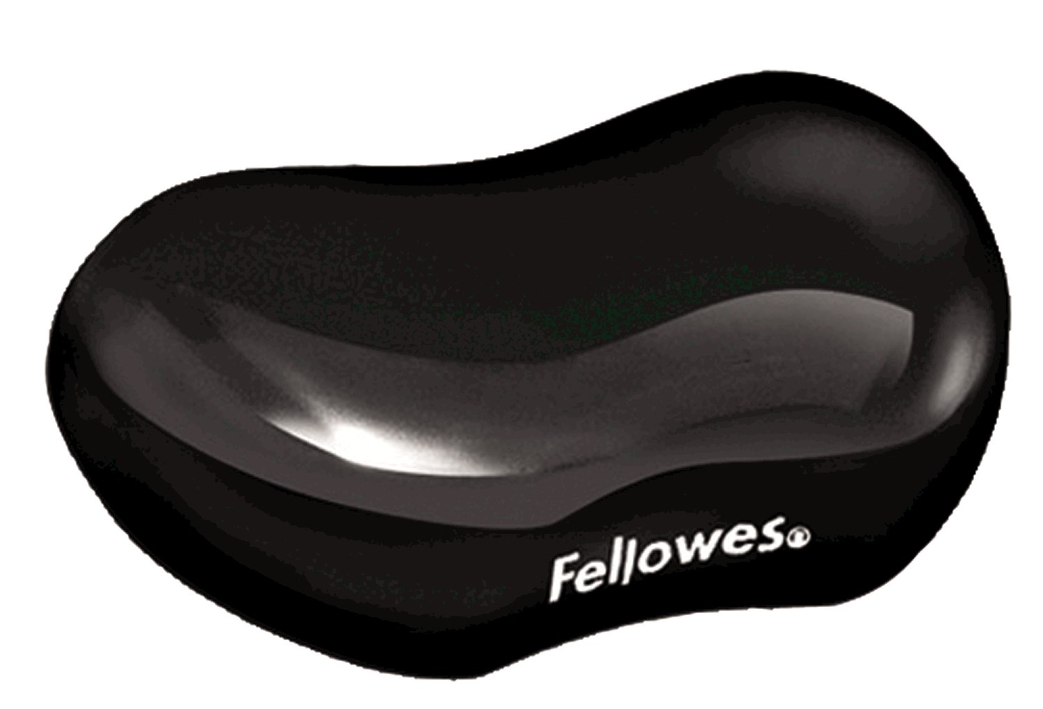 Obrázek Fellowes Podložka pod zápěstí CRYSTAL gelová černá