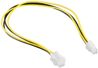 Obrázek Kabel CABLEXPERT prodloužení ATX 4-pin, 30cm