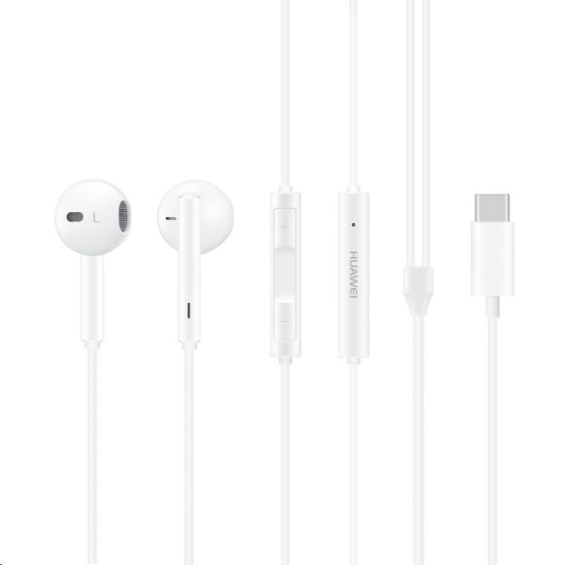 Obrázek Huawei In-ear sluchátka CM33, USB-C, White