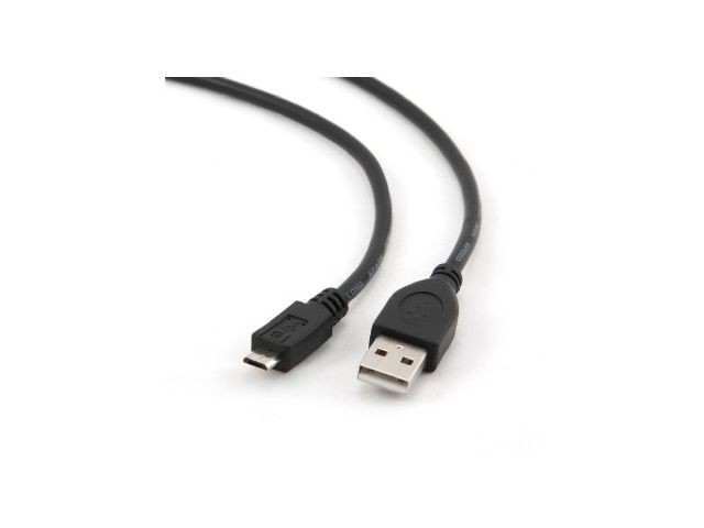 Obrázek GEMBIRD kabel USB2.0 - microUSB, 3m, černý