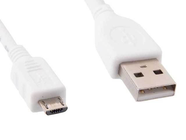 Obrázek GEMBIRD kabel microUSB - USB, 1m, bílý