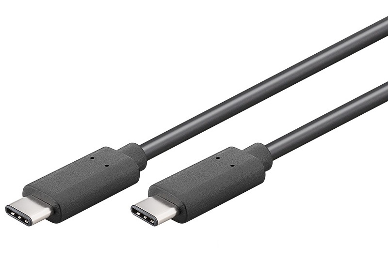 Obrázek PremiumCord USB-C/male - USB-C/male, černý, 1m
