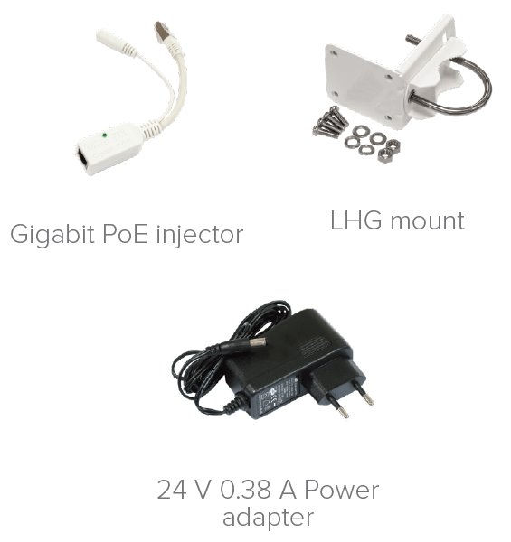 Obrázek MikroTik RBLHGG-60ad kit, Wireless Wire Dish - kompletní spoj - 2 pack