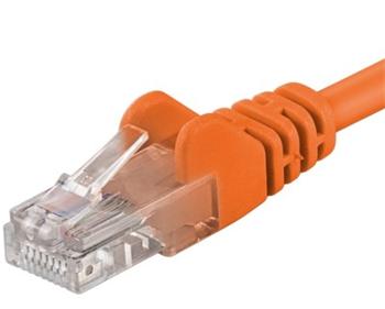 Obrázek Patch kabel UTP RJ45-RJ45 level 5e 0.5m, oranžová