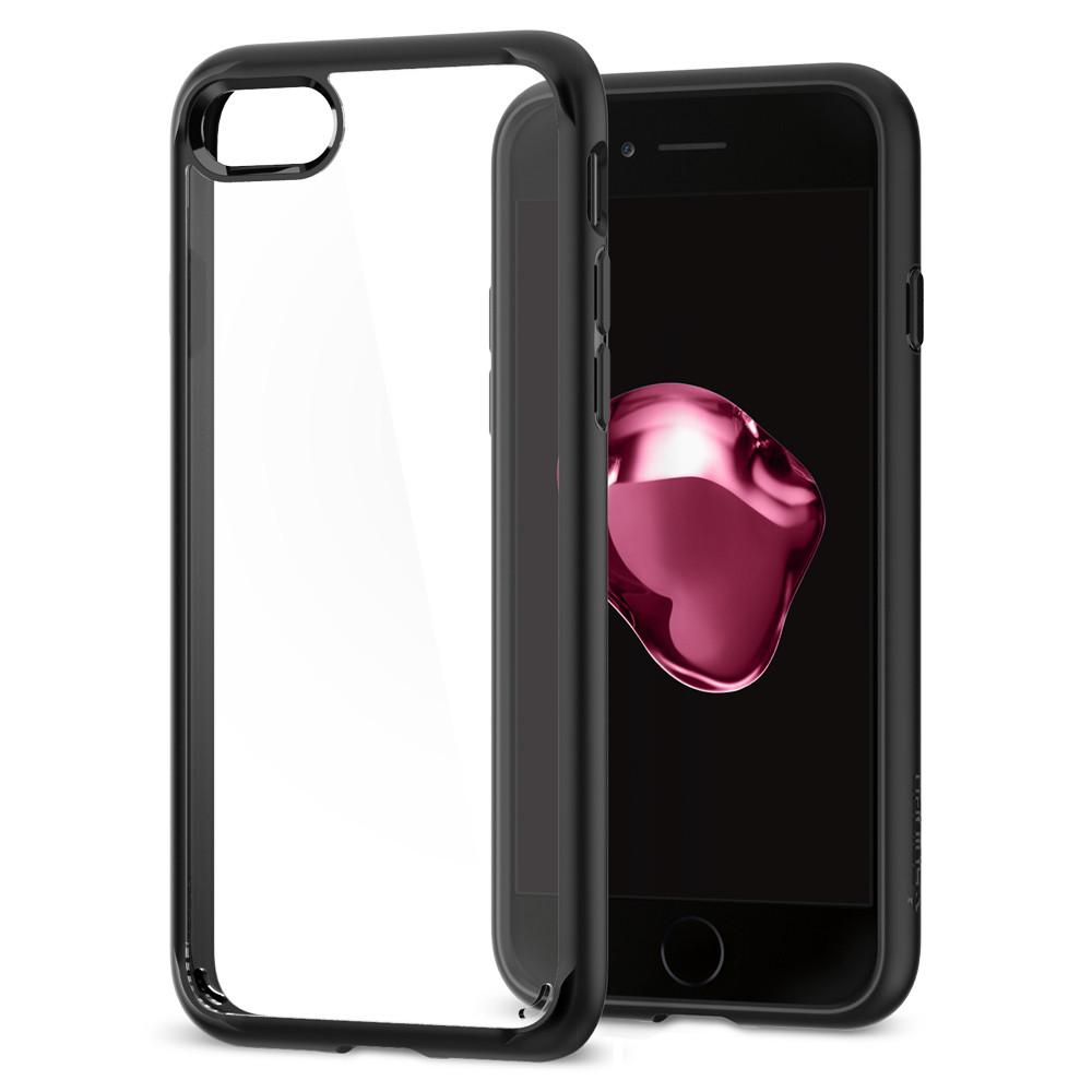 Obrázek OCHRANNÝ KRYT (HARD+TPU) SPIGEN Ultra Hybrid 2 PRO APPLE iPHONE 7/8 - černý