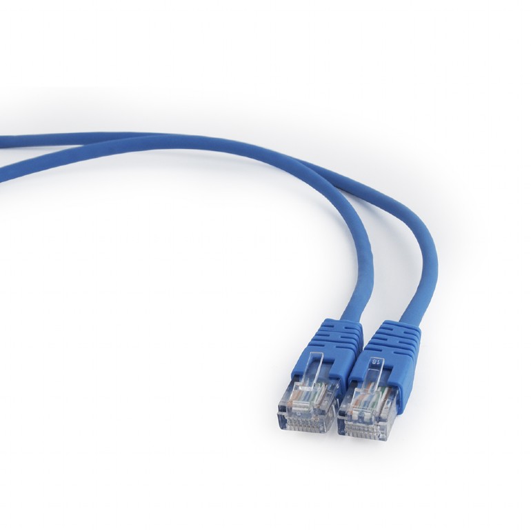 Obrázek GEMBIRD Eth Patch kabel cat5e UTP, 1m, modrý