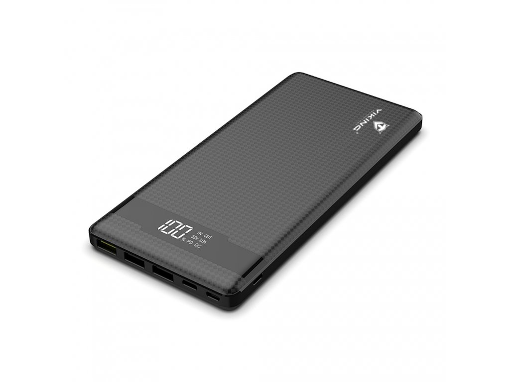 Obrázek VIKING POWER BANK PN-962PD QC3.0 20000mah, QUICK CHARGE 3.0, Černá