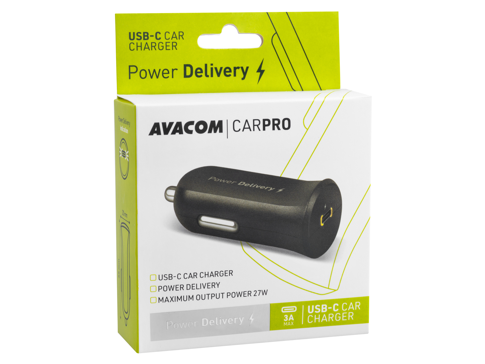Obrázek AVACOM CarPRO nabíječka do auta s Power Delivery