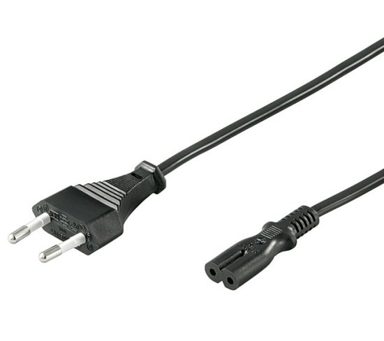 Obrázek PremiumCord Kabel síťový 230V k magnetofonu 3m, černý