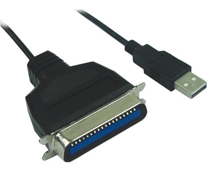 Obrázek PremiumCord USB printer kabel USB na paralelní port LPT (CEN36M)