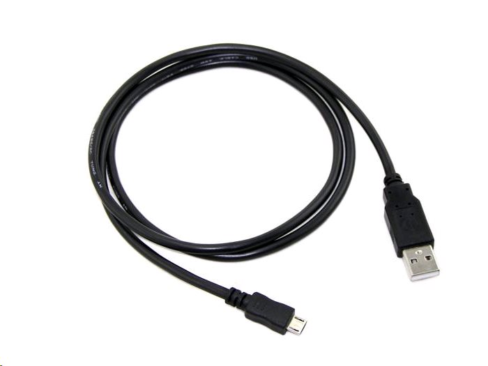 Obrázek Kabel C-TECH USB 2.0 AM/Micro, 2m, černý