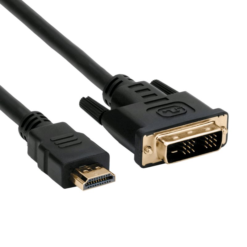 Obrázek Kabel C-TECH HDMI-DVI, M/M, 1,8m