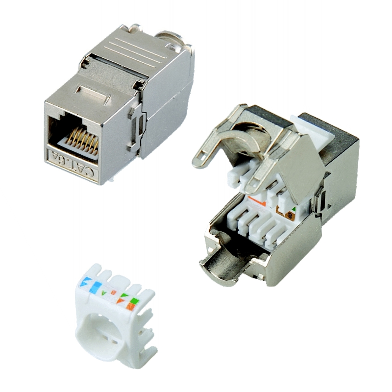 Obrázek DATACOM STP Keystone 10G RJ45 CAT6A samořezný