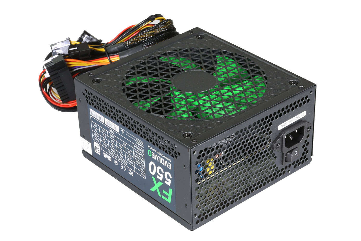 Obrázek EVOLVEO FX 550/550W/ATX/80PLUS 230V EU/Bulk