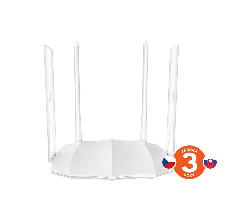 Obrázek Tenda AC5 WiFi AC Router 1200Mb/, WISP, Universal Repeater, Tenda CZ aplikace, 4x 6dBi antény