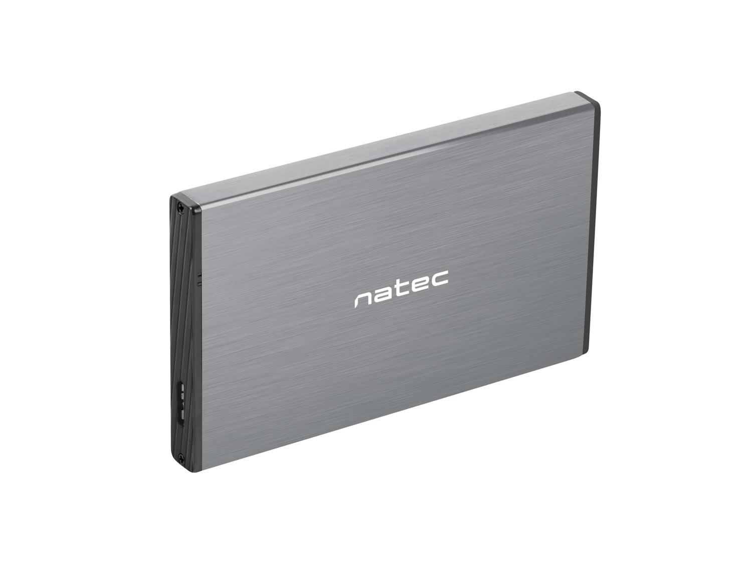 Obrázek Externí box pro HDD 2,5" USB 3.0 Natec Rhino Go, šedý, hliníkové tělo