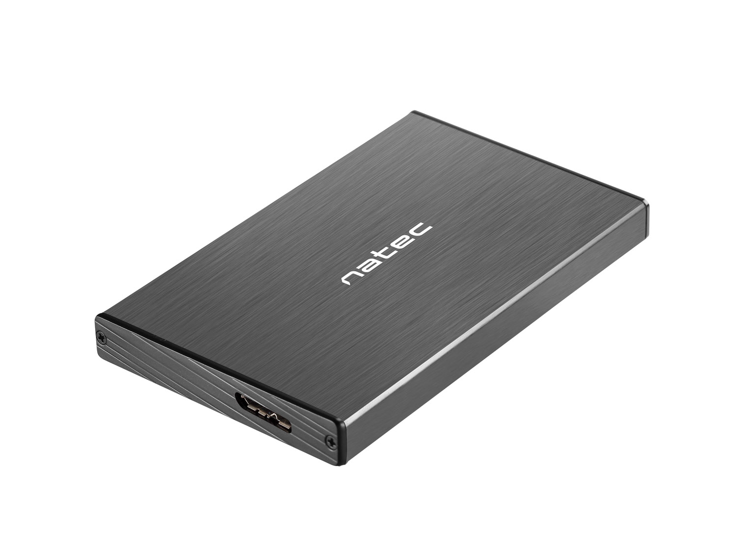 Obrázek Externí box pro HDD 2,5" USB 3.0 Natec Rhino Go, černý, hliníkové tělo