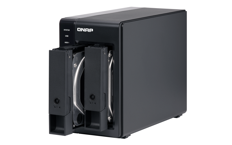 Obrázek QNAP TR-002 rozšiřovací jednotka pro PC či QNAP NAS (2x SATA / 1x USB 3.1 typu C - Gen 2)