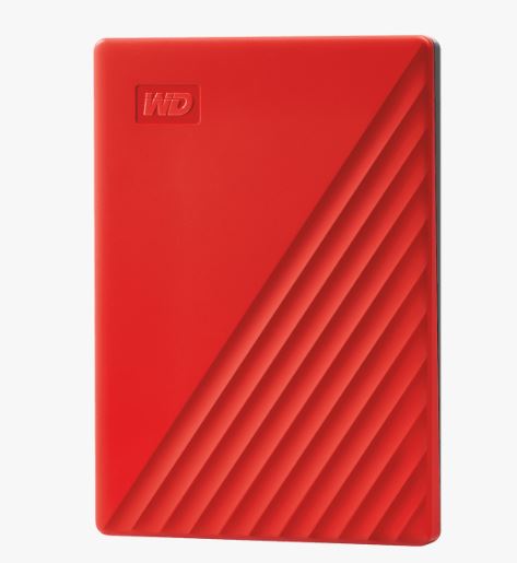 WD My Passport/2TB/HDD/Externí/2.5"/Červená/3R