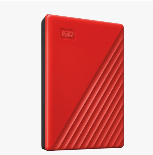 Obrázek WD My Passport/2TB/HDD/Externí/2.5"/Červená/3R