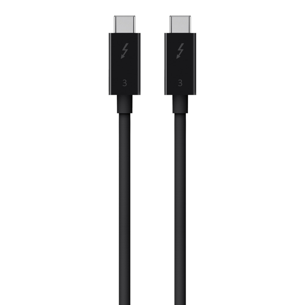 Obrázek BELKIN CABLE,THUNDERBOLT 3 USB-C, 0,8m, 5A, 100W, černý
