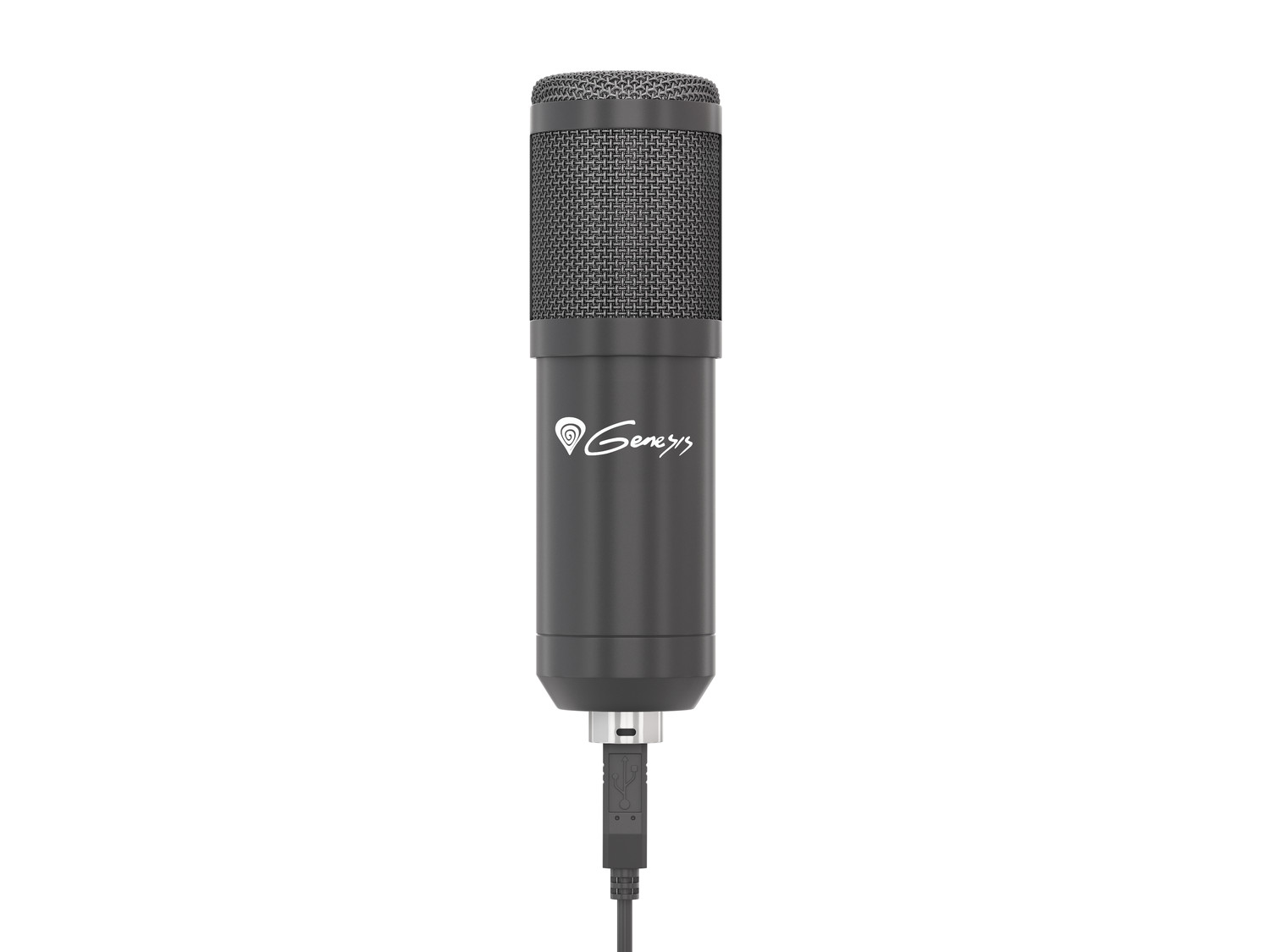 Obrázek Streamovací mikrofon Genesis Radium 400, USB, kardioidní polarizace, ohybné rameno, pop-filter