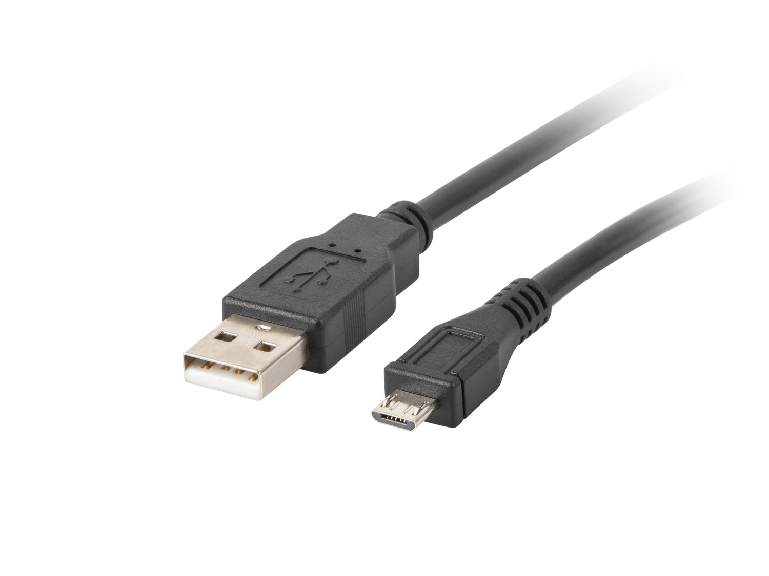 Obrázek LANBERG Kabel USB 2.0 AM/Micro, 1m, černý