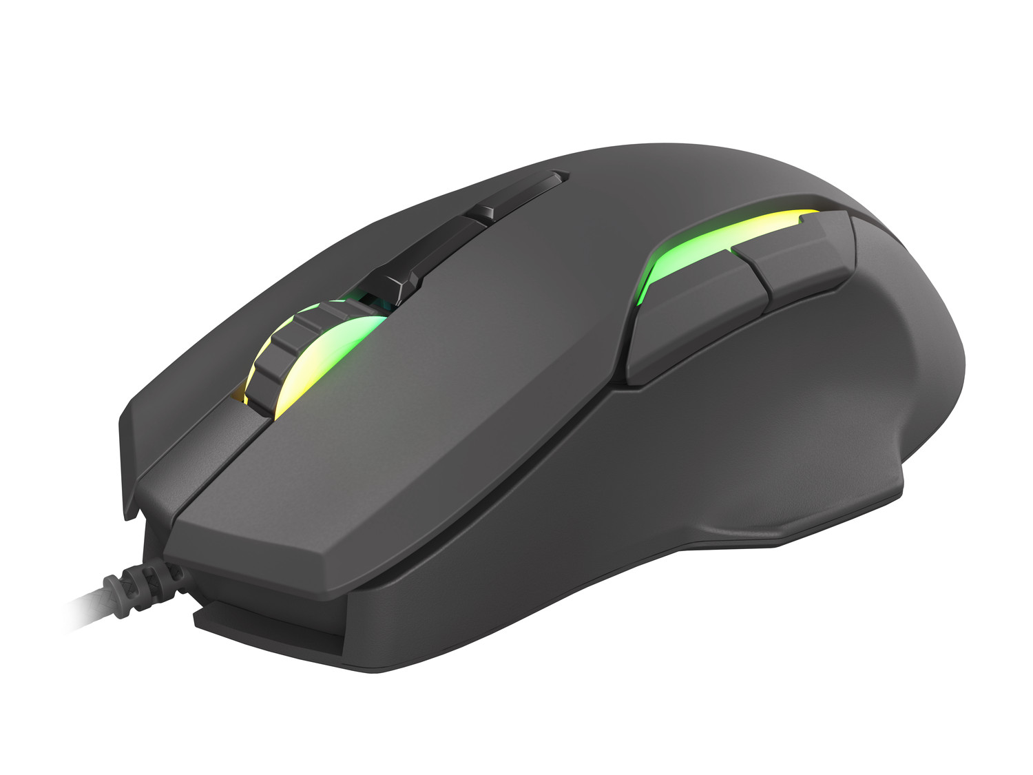 Obrázek Genesis herní optická myš XENON 220 G2/RGB/12800 DPI/Herní/Optická/Pro praváky/Drátová USB/Černá