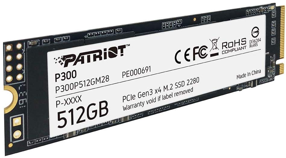 Obrázek PATRIOT P300/512GB/SSD/M.2 NVMe/3R