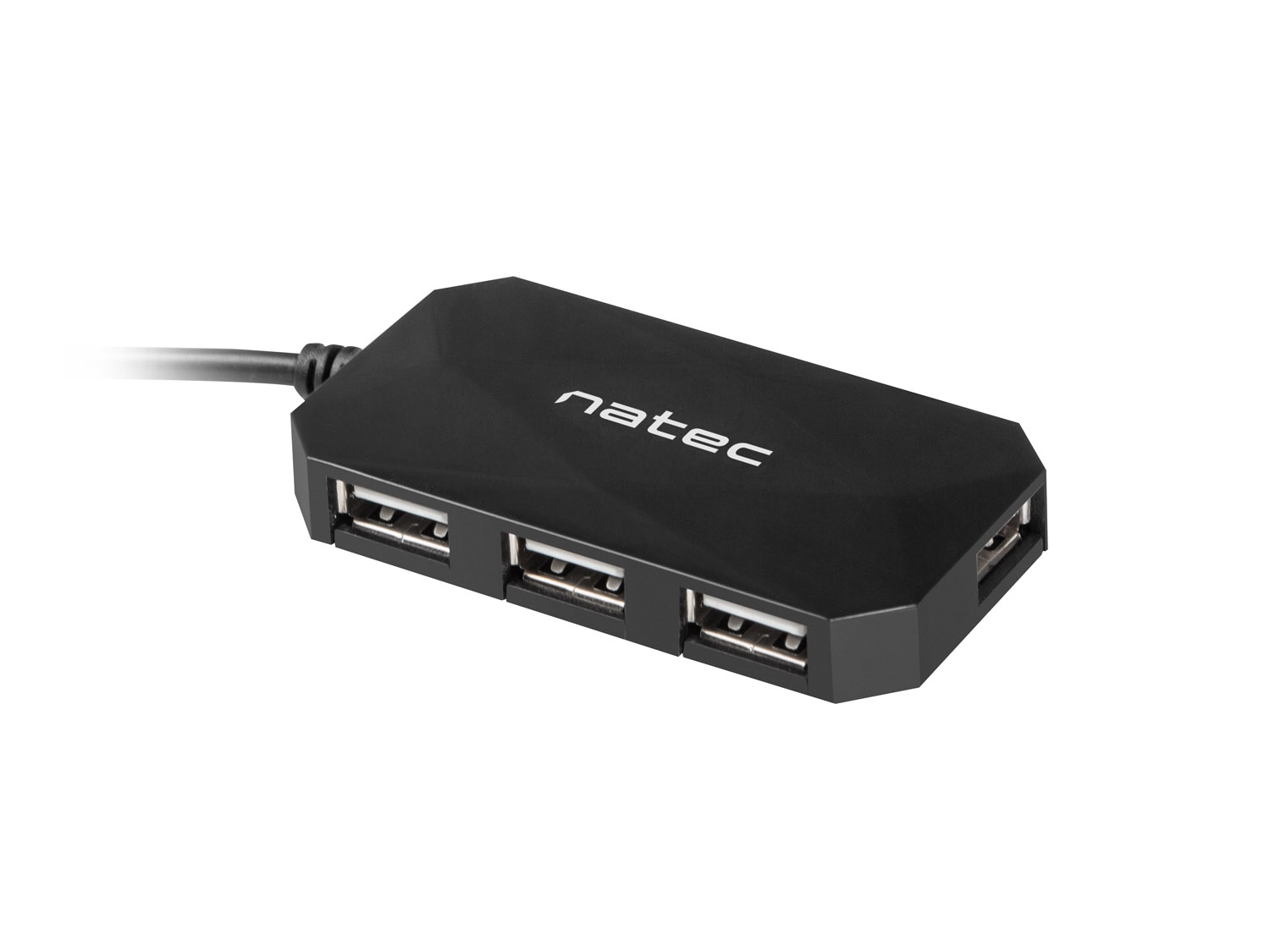 Obrázek Natec Locust rozbočovač 4x USB 2.0 HUB, černý