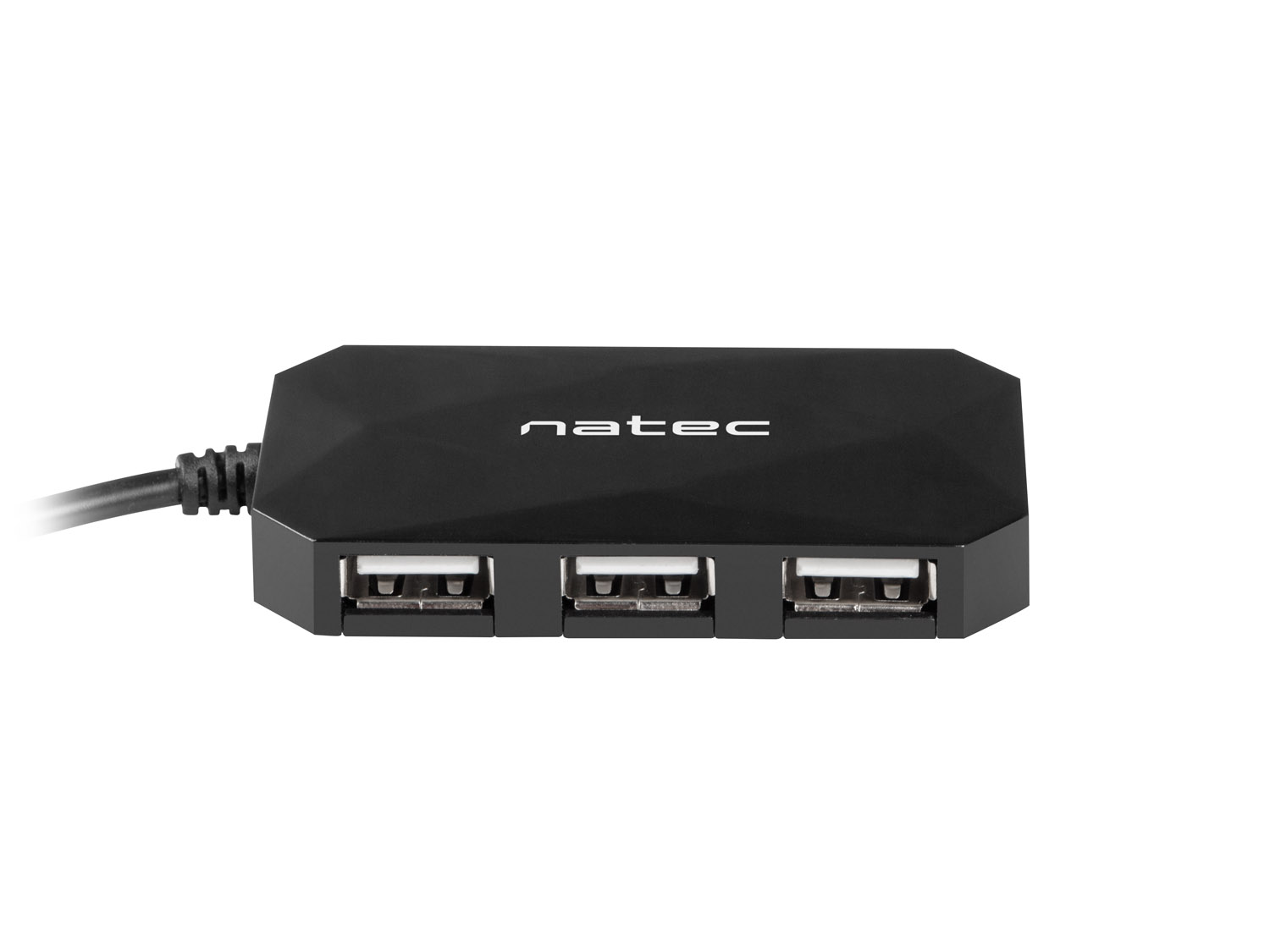 Obrázek Natec Locust rozbočovač 4x USB 2.0 HUB, černý