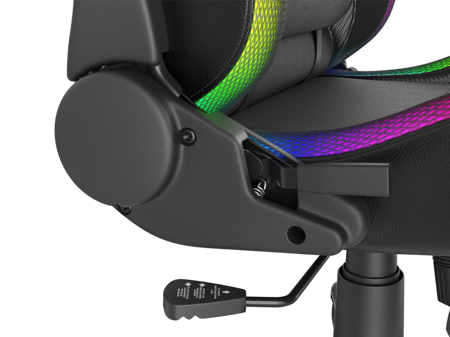 Obrázek Genesis Trit 500 RGB herní křeslo s RGB podsvícením