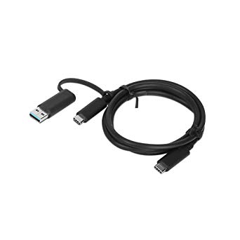 Lenovo hybrid USB-C with USB-A cable