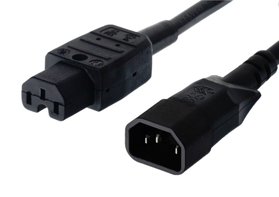 Obrázek PremiumCord Kabel síťový prodlužovací, IEC320 C14 - C15, 2m