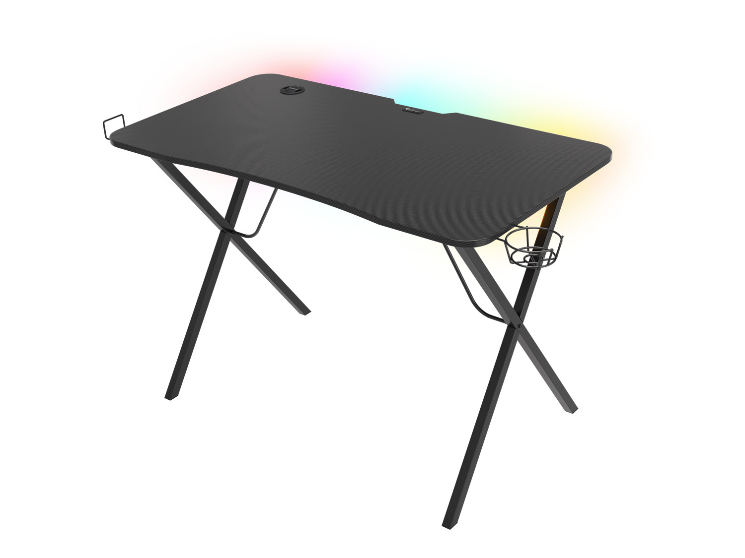 Obrázek Genesis Holm 200 RGB - herní stůl s RGB podsvícením