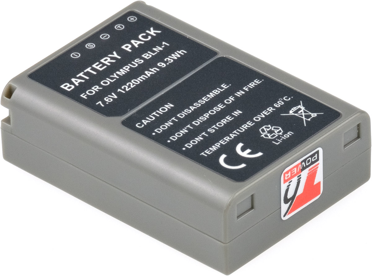 Obrázek Baterie T6 power Olympus PS-BLN1, BLN-1, 1220mAh, 9,3Wh