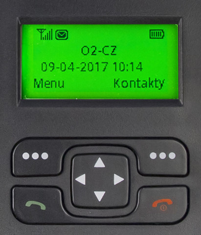 Obrázek ALIGATOR T100 Stolní telefon na simkartu Black