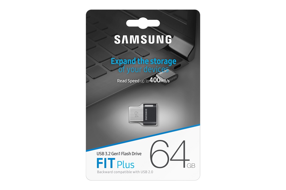 Obrázek Samsung FIT Plus/64GB/USB 3.2/USB-A/Titan Gray