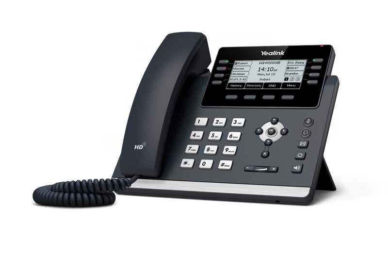 Obrázek Yealink SIP-T43U SIP telefon, PoE, 3,7" 360x160 LCD, 21 prog.tl.,2xUSB, GigE