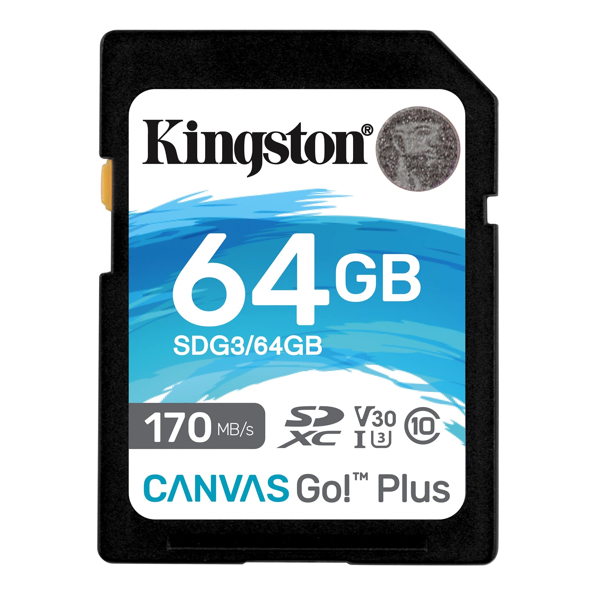 Obrázek Kingston Canvas Go Plus/SDXC/64GB/170MBps/UHS-I U3 / Class 10