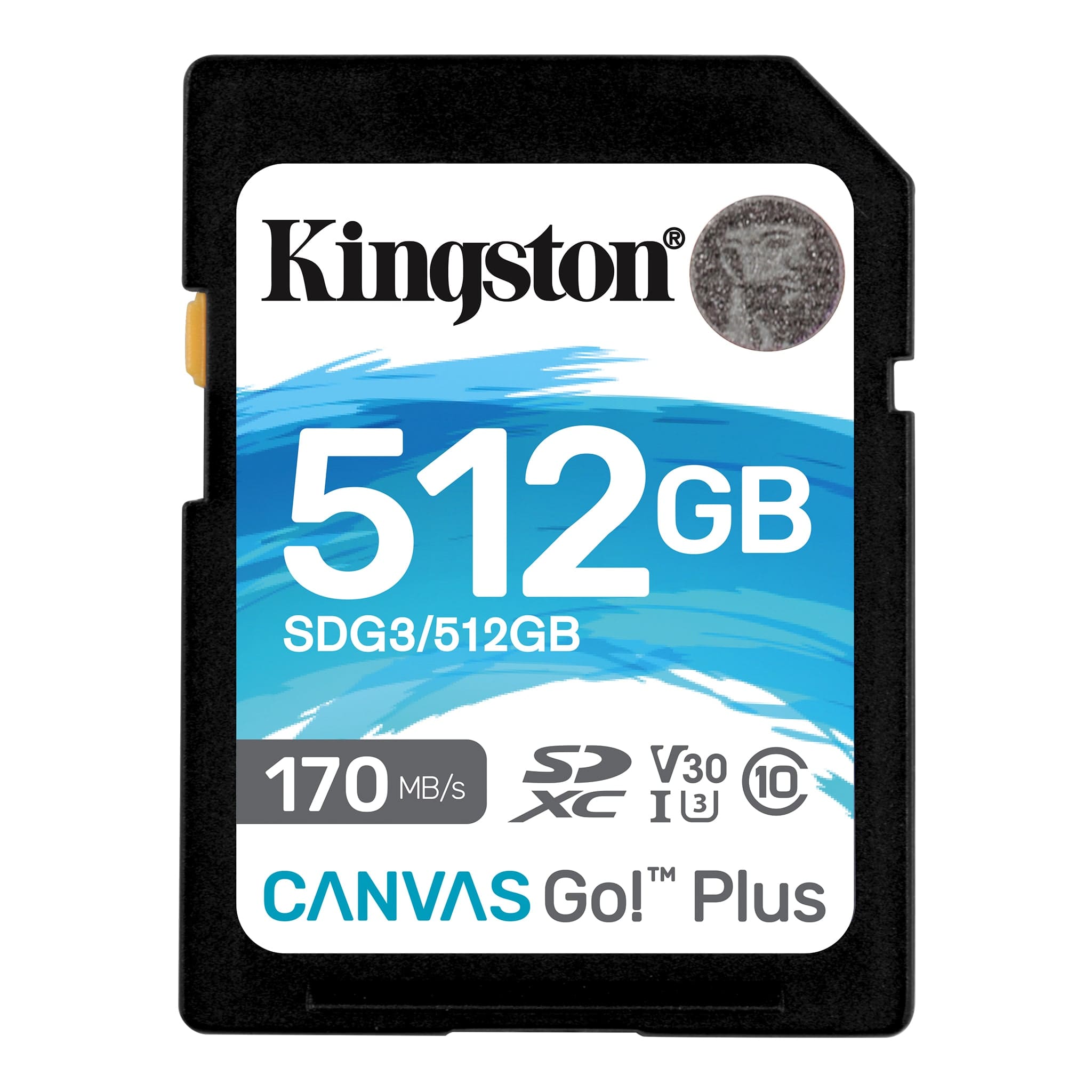 Kingston Canvas Go Plus/SDXC/512GB/UHS-I U3 / Class 10