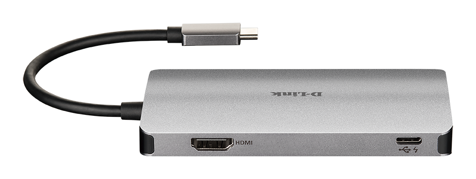 Obrázek D-Link 6-in-1 USB-C Hub with HDMI/Card Reader/Power Delivery