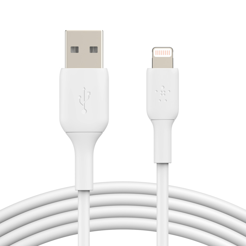 Obrázek BELKIN kabel USB-A - Lightning, 1m, bílý