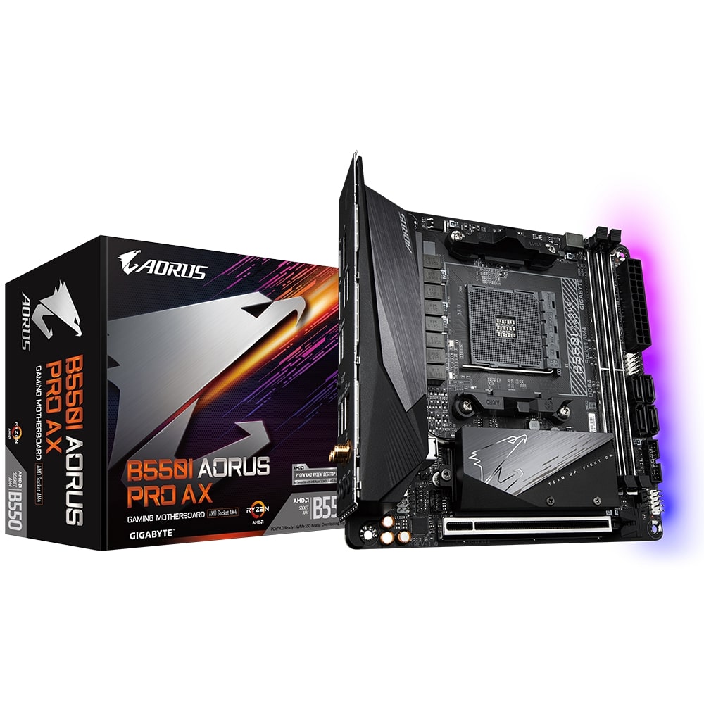 Obrázek GIGABYTE B550I AORUS PRO AX/AM4/MITX