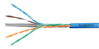 Obrázek Kabel U/UTP Cat.6 4x2xAWG24 300 MHz, LS0H modrý, Eca