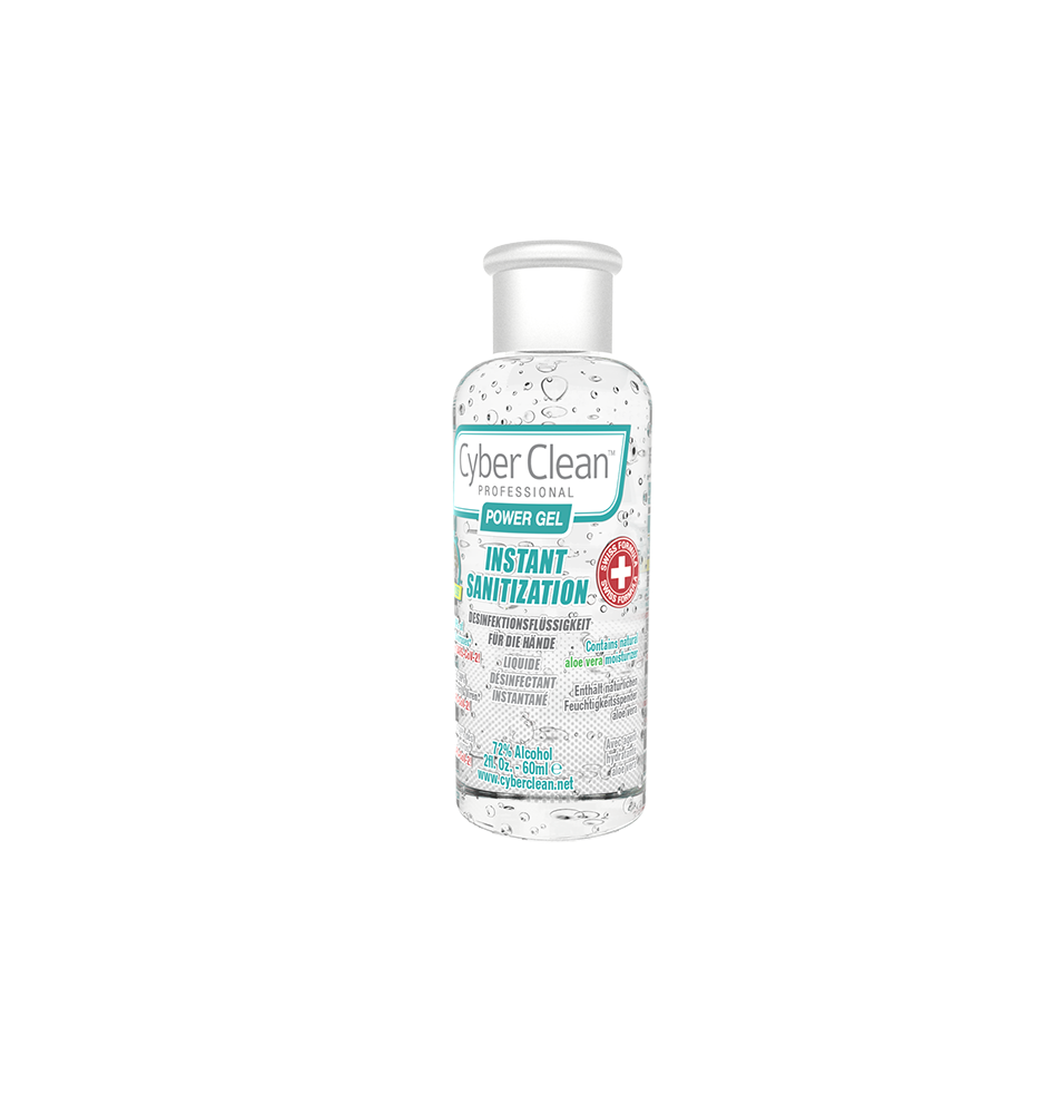 Obrázek CyberClean POWER GEL - instant liquid sanitizer 2 oz / 60 ml (47030)