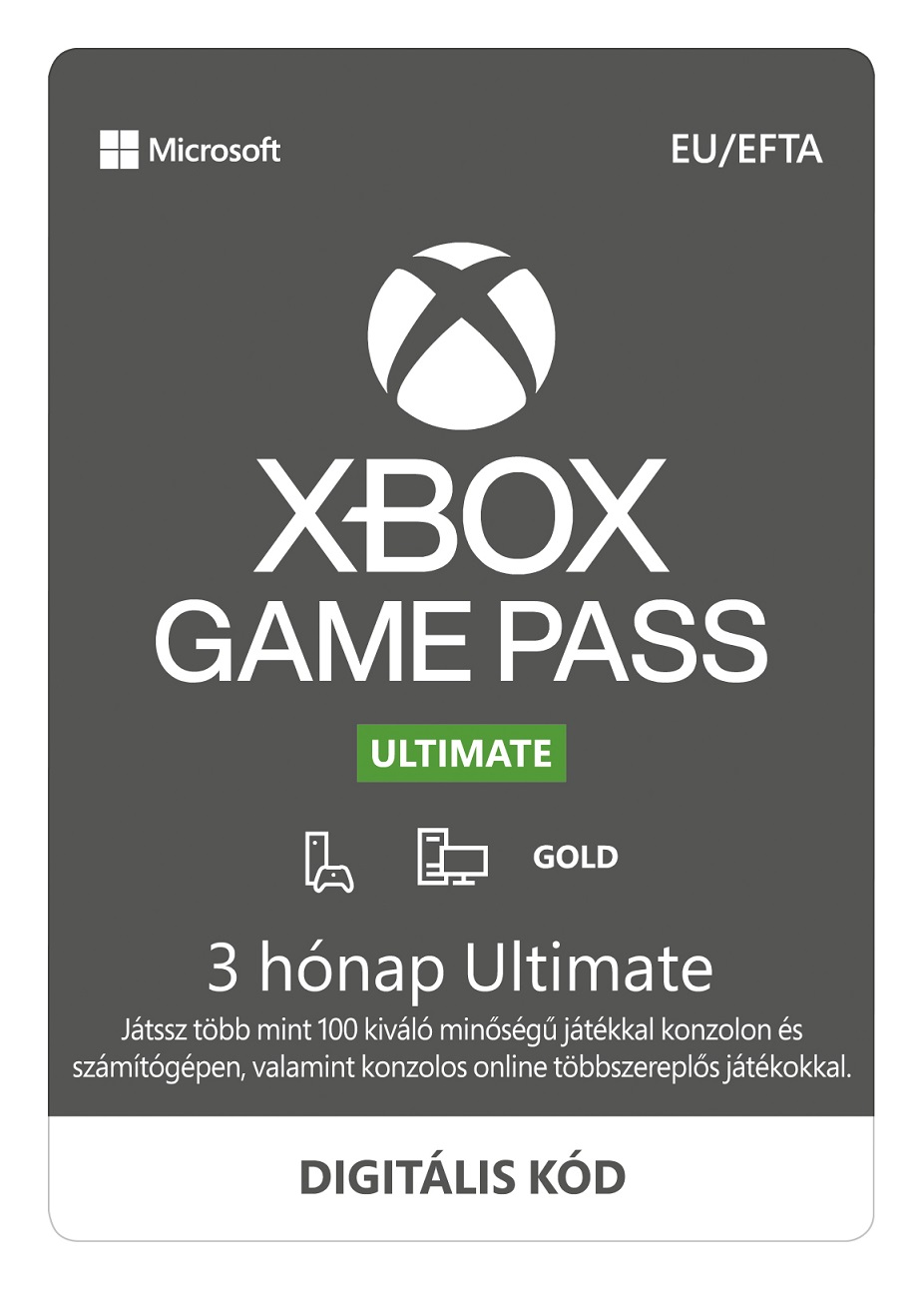 Obrázek ESD XBOX - Game Pass Ultimate - předplatné na 3 měsíce (EuroZone)